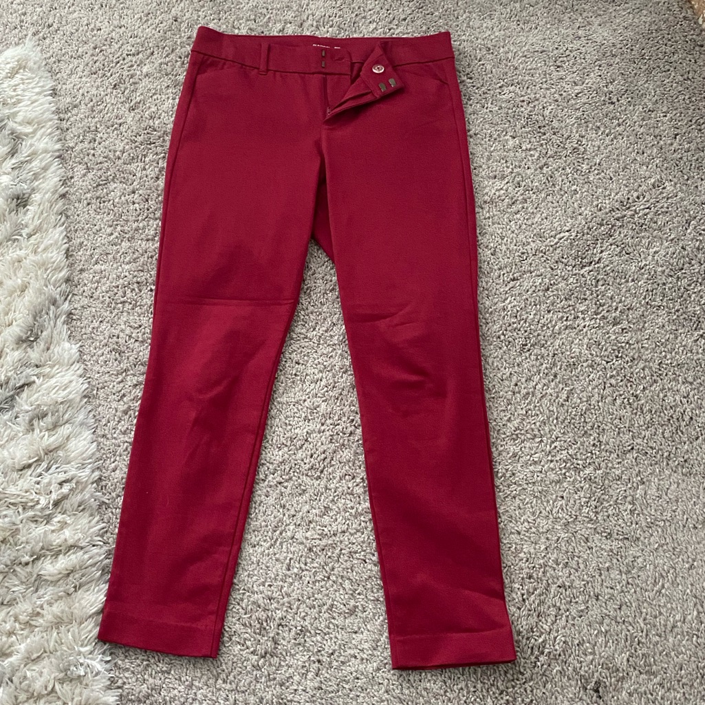 Maroon Old Navy Pixie Pants